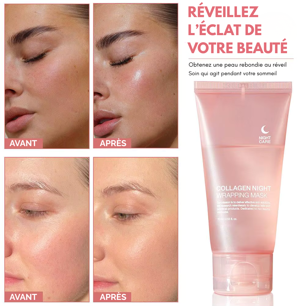 Masque de nuit au collagène - 75ml